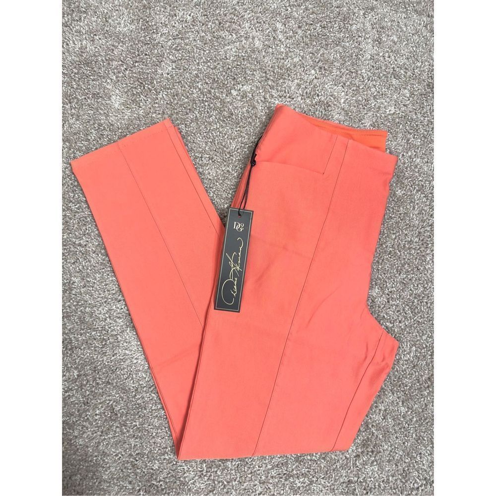 Diane Gilman DG2 Womens Pullon Pants Leggings Stretch Coral Size Medium NWT